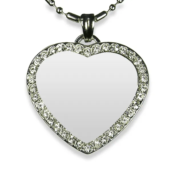 Medium Heart Diamante Cat Keepsake - Image 3