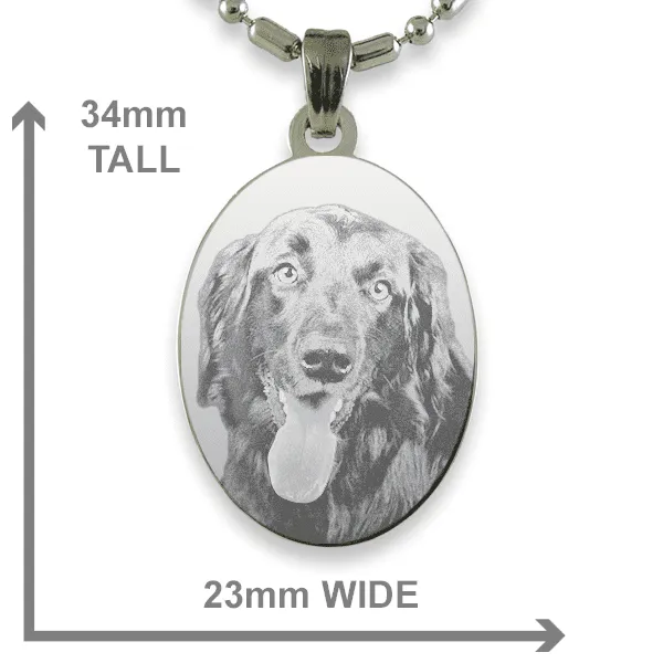 Dog Photo Keepsake - Oval Portrait - Image 2