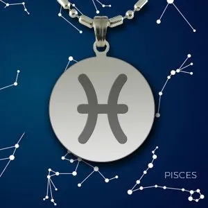 PISCES Zodiac Pendant