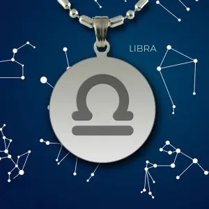 LIBRA Zodiac Pendant