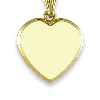 Gold Plate Deluxe Bevelled printed colour Photo Pendant