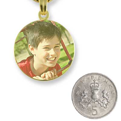 Gold Plated Small Colour Disc with 5p scale