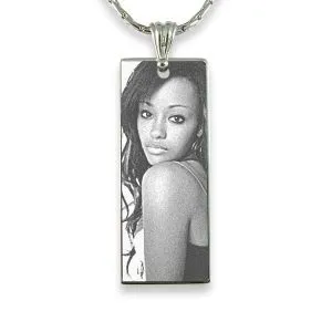 Memorial Keepsake - Personalised Photo Pendant