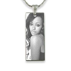 Memorial Keepsake - Personalised Photo Pendant