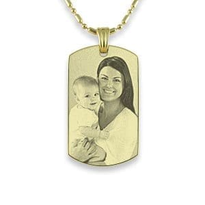 Gold Plated 925 Silver ID-Tag