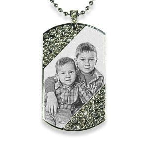 Personalised Photo Mothers Day Gift - Diamante Portrait