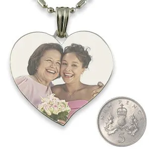 5p Scale for Heart Colour Photo Pendant