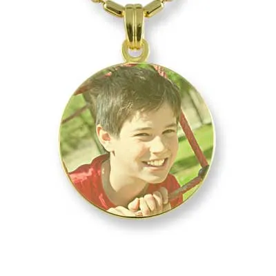 Gold Plated Small Colour Disc