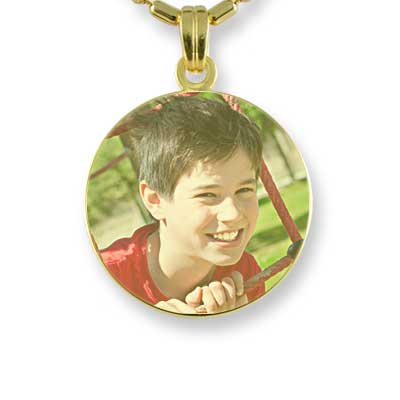 Gold Plated Small Colour Disc