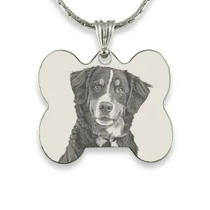 Personalised Dog Collar Tag - Small Engraved Pet Tag