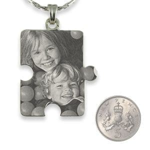 Silver 925 Large Jigsaw Piece