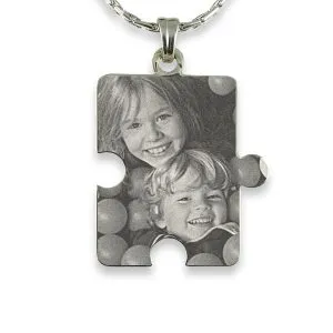 Silver 925 Large Jigsaw Piece