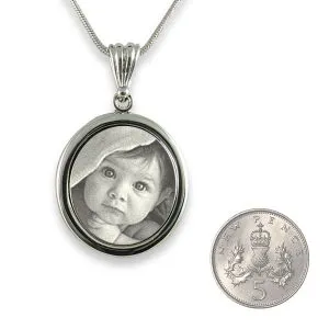 Personalised Photo Keepsake - Small Mounted Oval Portrait - Image 3