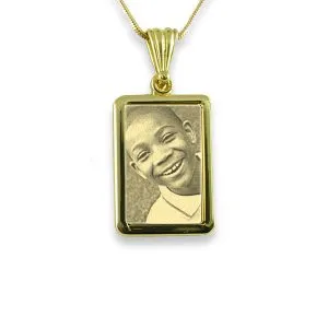 Photo Keepsake - Gold Plate Small Mounted Portrait