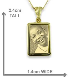 Photo Keepsake - Gold Plate Small Mounted Portrait - Image 3