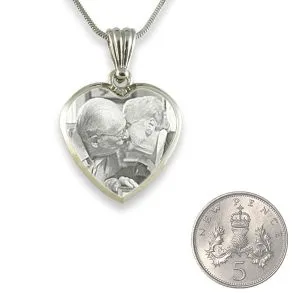 Wedding Anniversary Jewellery - Personalised Photo Necklace - Image 3